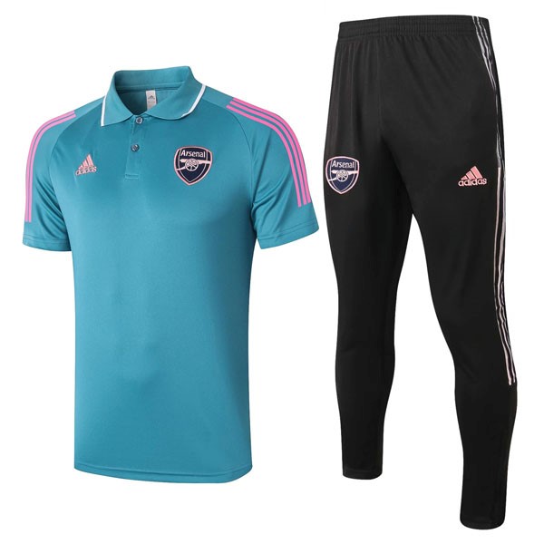 Polo Arsenal Conjunto Completo 2021/22 Azul Negro